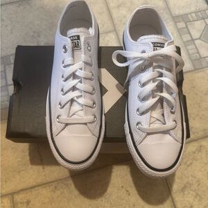 Converse White Low-Top Sneakers